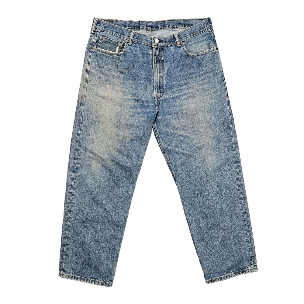 Levi Strauss Co 550 Red Tag Jeans Men's Medium Wash Straight Leg Size 40X30
